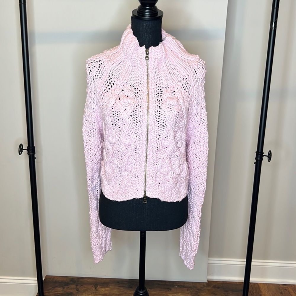 Free people zip up sweater. Size xs